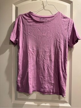 Eddie Bauer Lavender Short Sleeve Tee